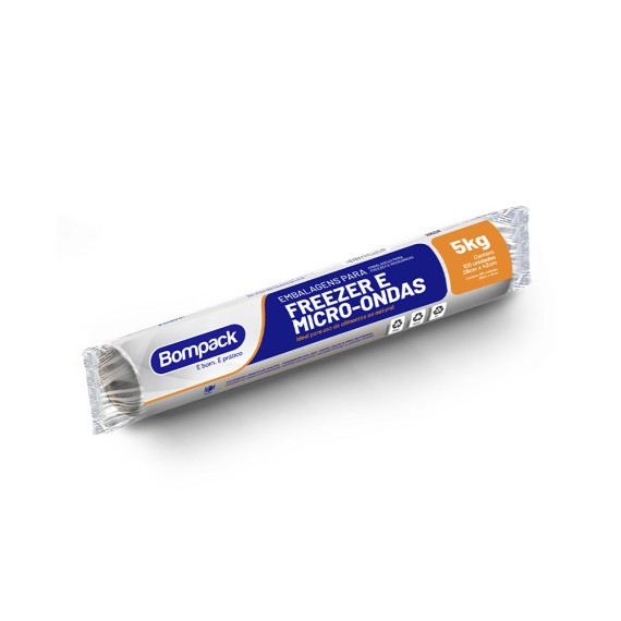SACO FREEZER 5KG BOMPACK 100UN                                                                                                                                                                          