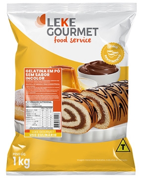 GELATINA EM PO SEM SABOR LEKE 500G                                                                                                                                                                      