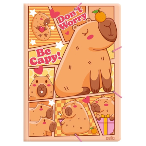 PASTA ABA ELASTICA A4 BE CAPY LARANJA DELLO                                                                                                                                                                