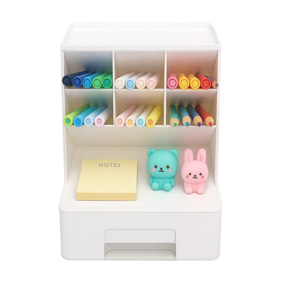 ORGANIZADOR DE MESA MULTIUSO BRANCO DELLO                                                                                                                                                               