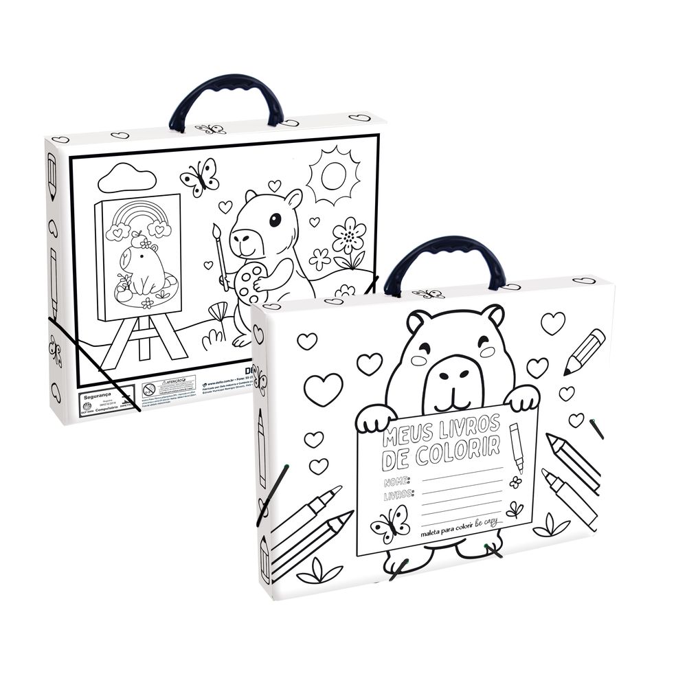 MALETA  A4 PARA COLORIR BE CAPPY I DELLO                                                                                                                                                                