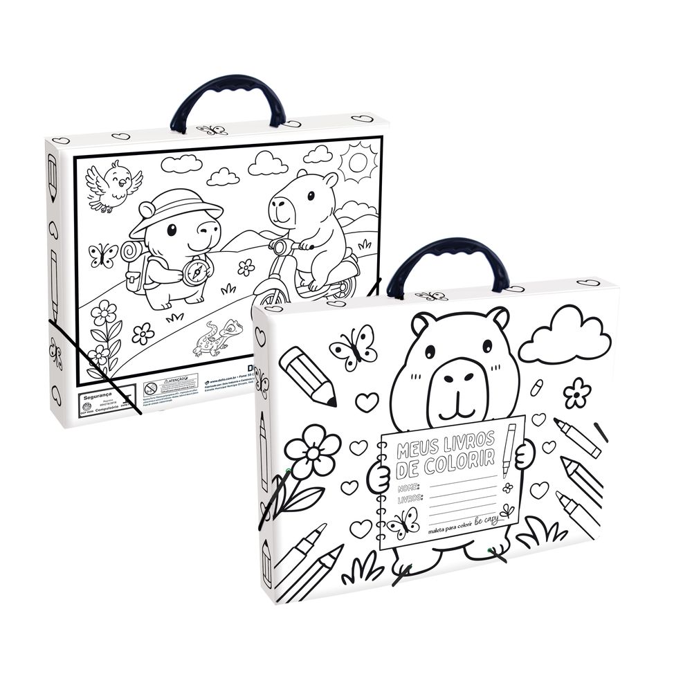 MALETA  A4 PARA COLORIR BE CAPPY II DELLO                                                                                                                                                               