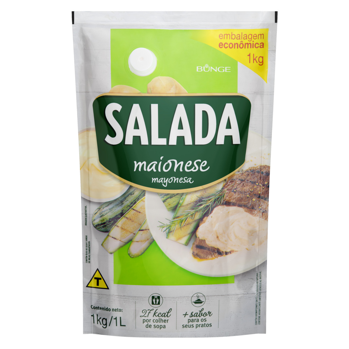 MAIONESE SALADA SACHE 1KG                                                                                                                                                                               