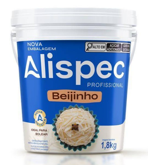 RECHEIO BEIJINHO 1,8KG ALISPEC                                                                                                                                                                          