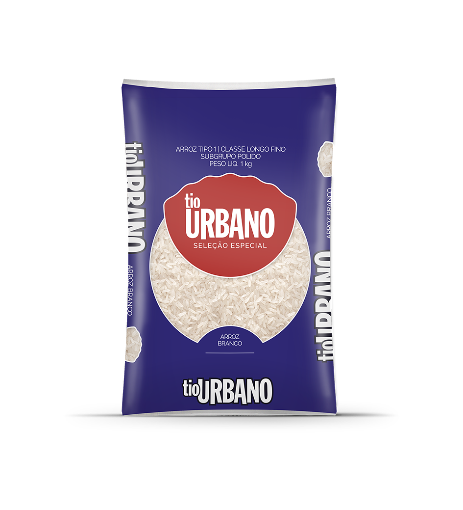 ARROZ BRANCO T1 TIO URBANO 1KG                                                                                                                                                                          