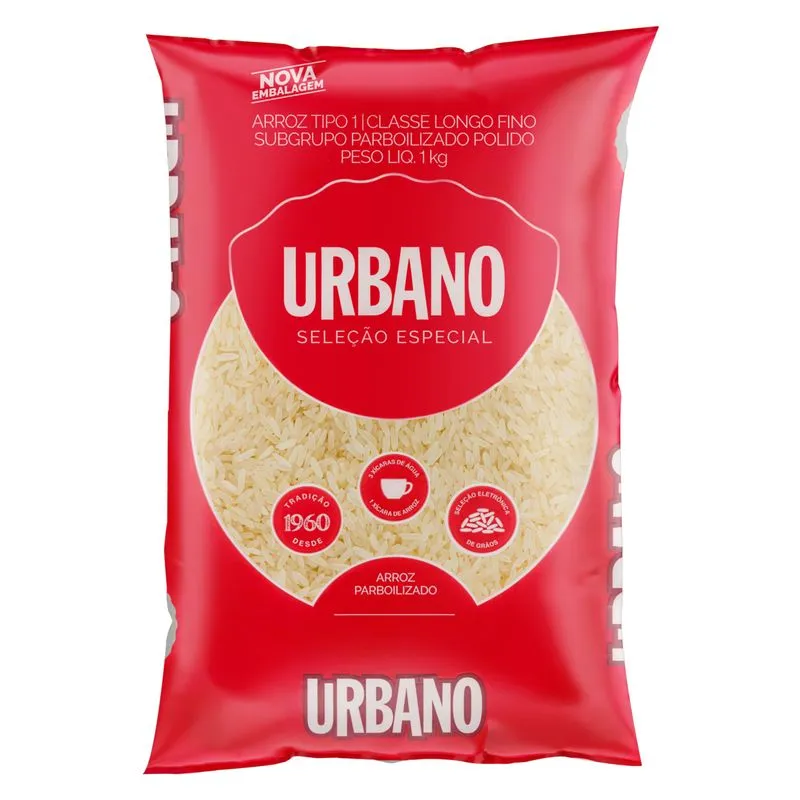 ARROZ PARBOILIZADO TIPO 1 URBANO 1KG                                                                                                                                                                        
