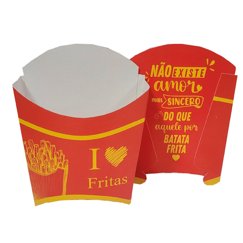 CAIXA BATATA CESTINHA MINI VERMELHA SALVI C/50                                                                                                                                                          