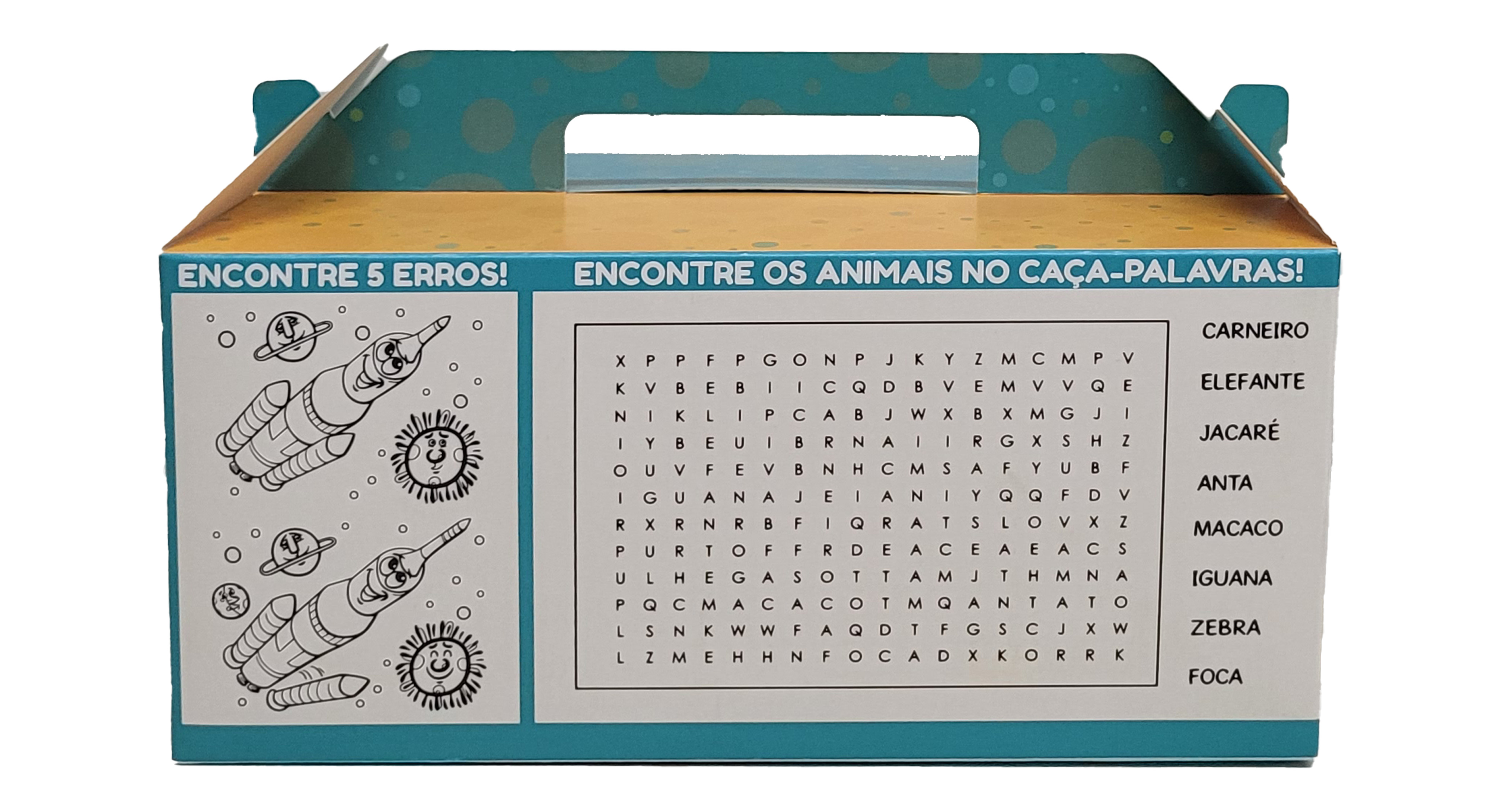 CAIXA LEMB SURPRESA PASSATEMPO SALVI C/50                                                                                                                                                               