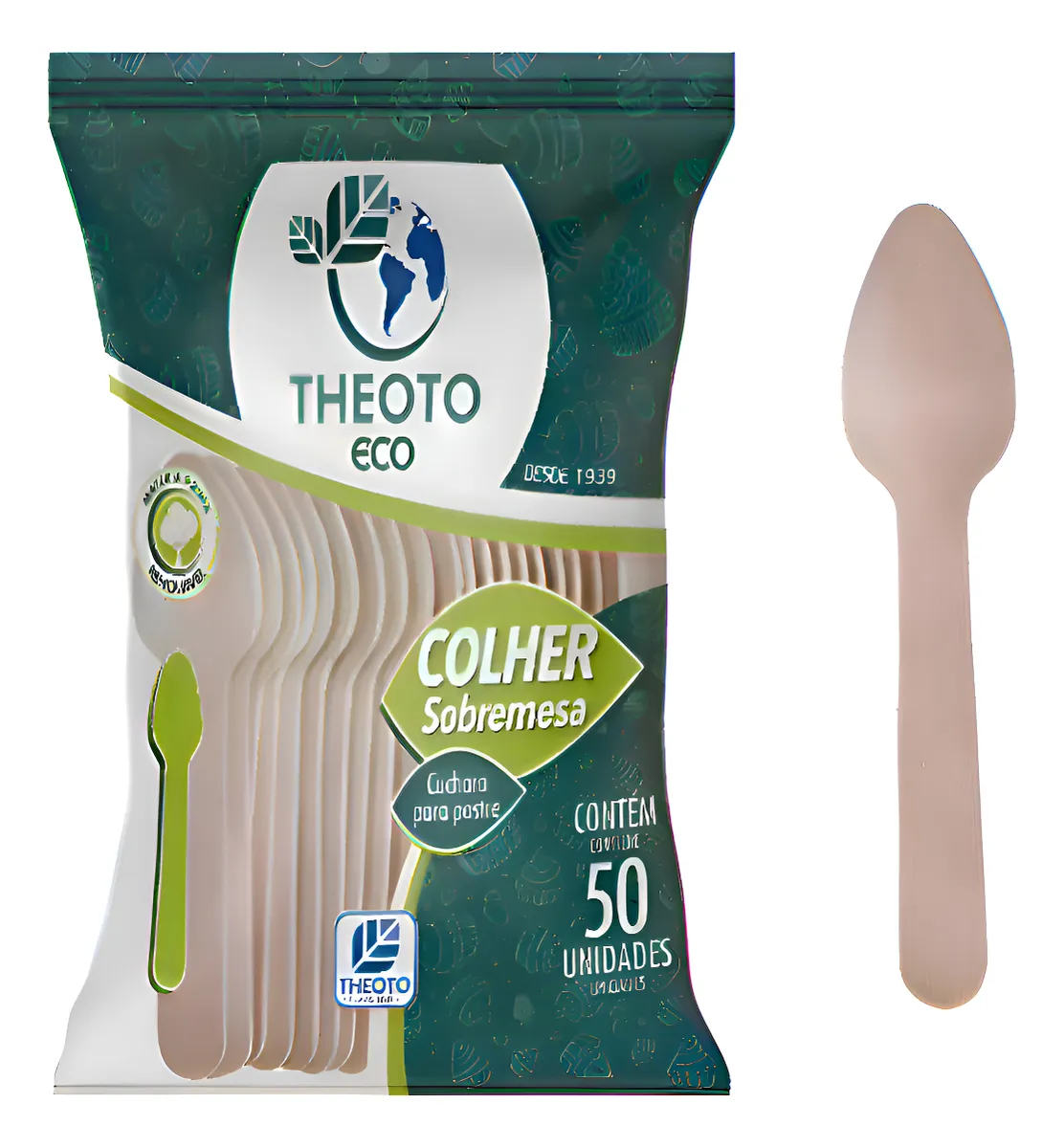 COLHER DE SOBREMESA THEOTO C/50                                                                                                                                                                         