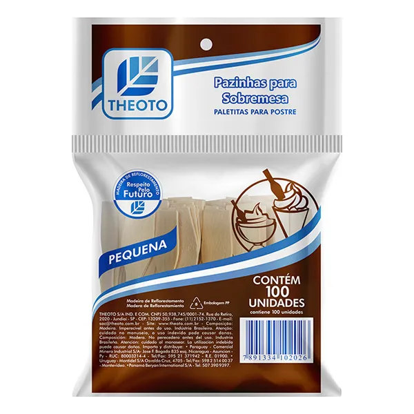 COLHER DE SOBREMESA THEOTO COM 50UN                                                                                                                                                                  