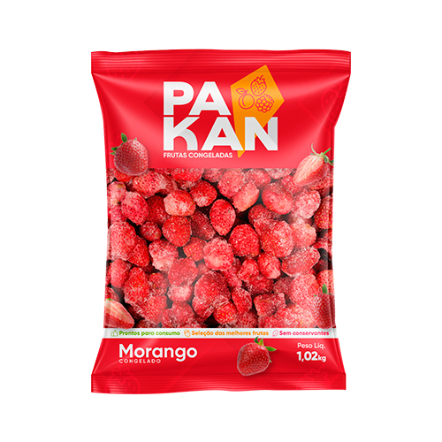 MORANGO CONGELADO PAKAN 1KG	                                                                                                                                                                            