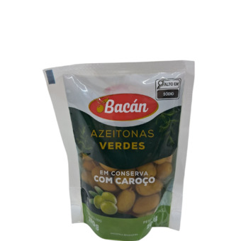 AZEITONA VERDE COM CAROÇO 100G - TAMBAÚ