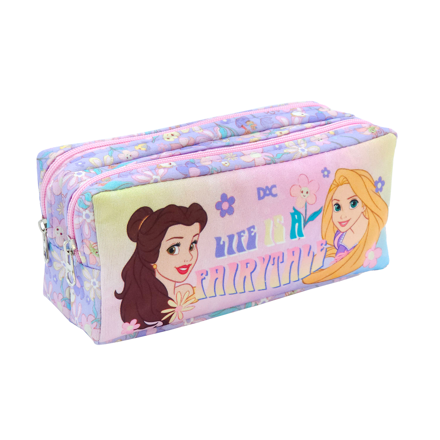 ESTOJO DUPLO C/ DOIS ZIPERES PRINCESAS DAC                                                                                                                                                              