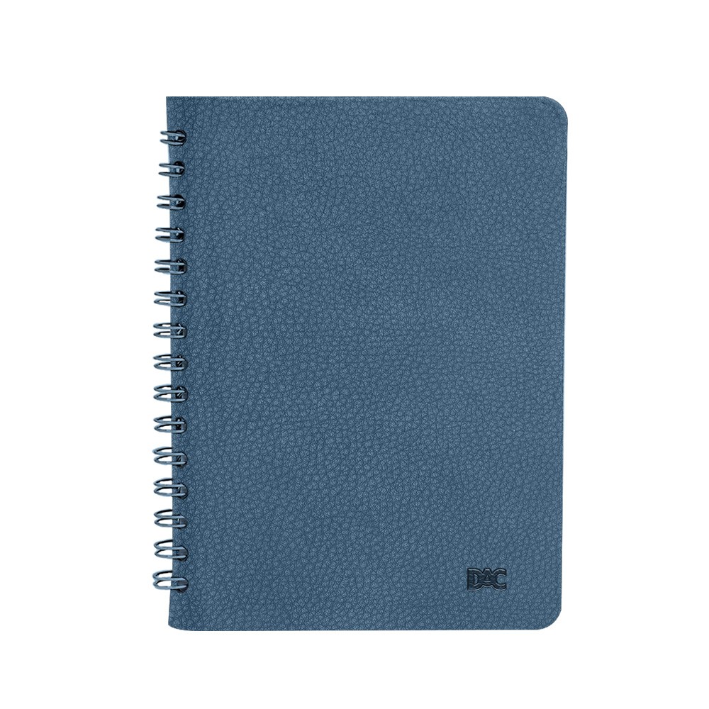CADERNO UNIV ESPIRAL A6 AZUL DAC                                                                                                                                                                             