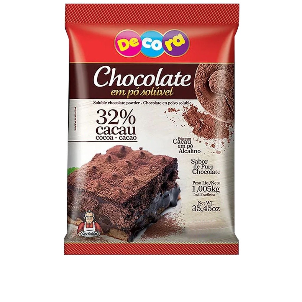 CHOCOLATE EM PÓ 32% DE CACAU 1,01KG - MAVALÉRIO 