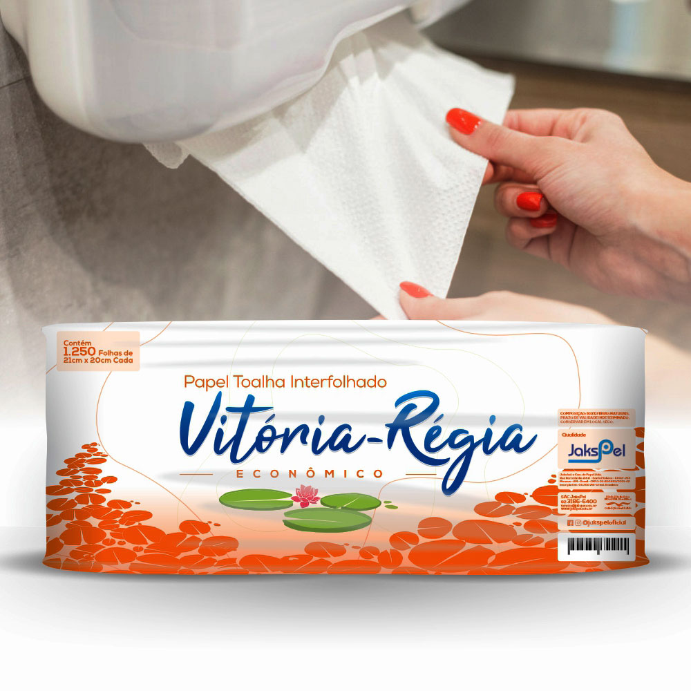 PAPEL TOALHA VITORIA REGIA 1000FLS BRANCO                                                                                                                                                                                                                      