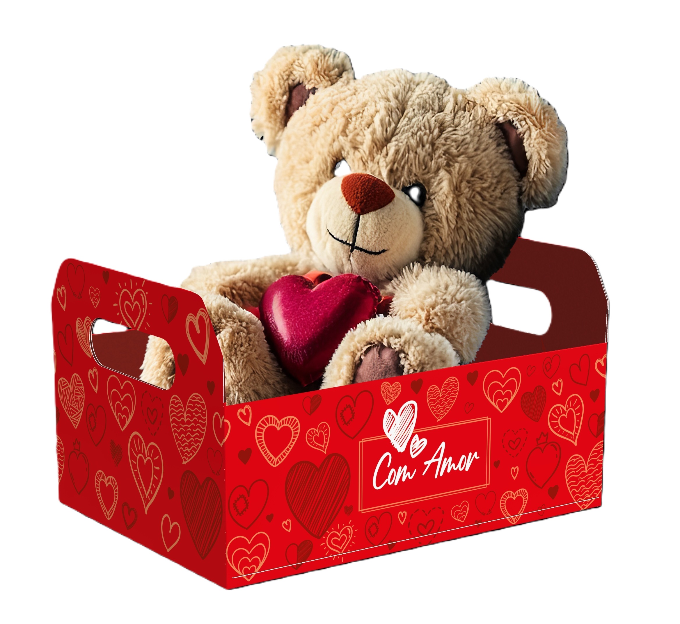 CESTA CAIXOTE G AMOR EM CAIXA UN IDEIA                      