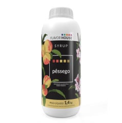 XAROPE SABOR PESSEGO FLAVOR HOUSE 1,4KG   