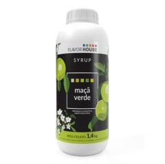 XAROPE SABOR MACA VERDE FLAVOR HOUSE 1,4KG                