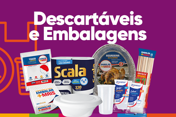 VITRINE - DESCARTÁVEIS